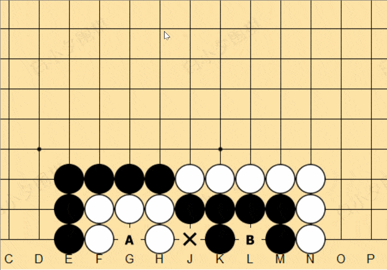 原创围棋入门知识:遇到这种棋形,千万不要落子
