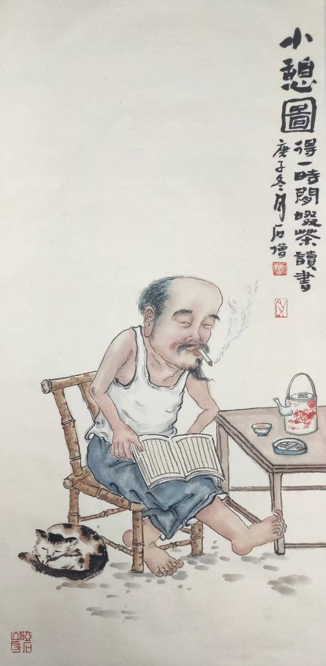 画家石僧作品欣赏_国画