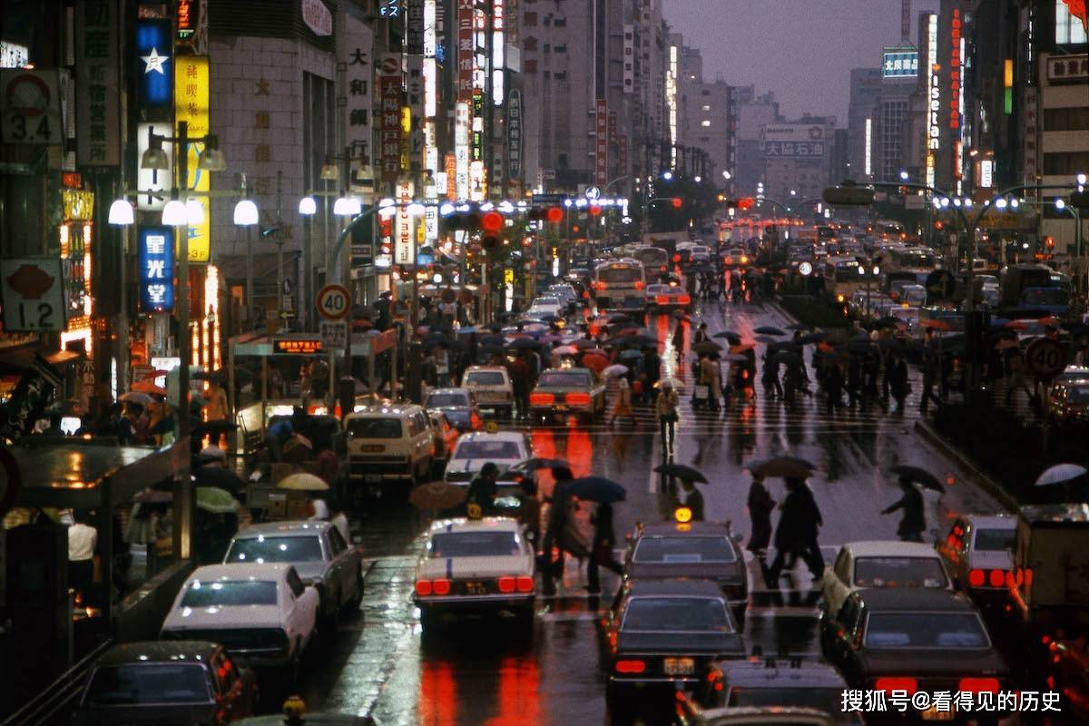 原创老照片70年代的日本东京有点意思