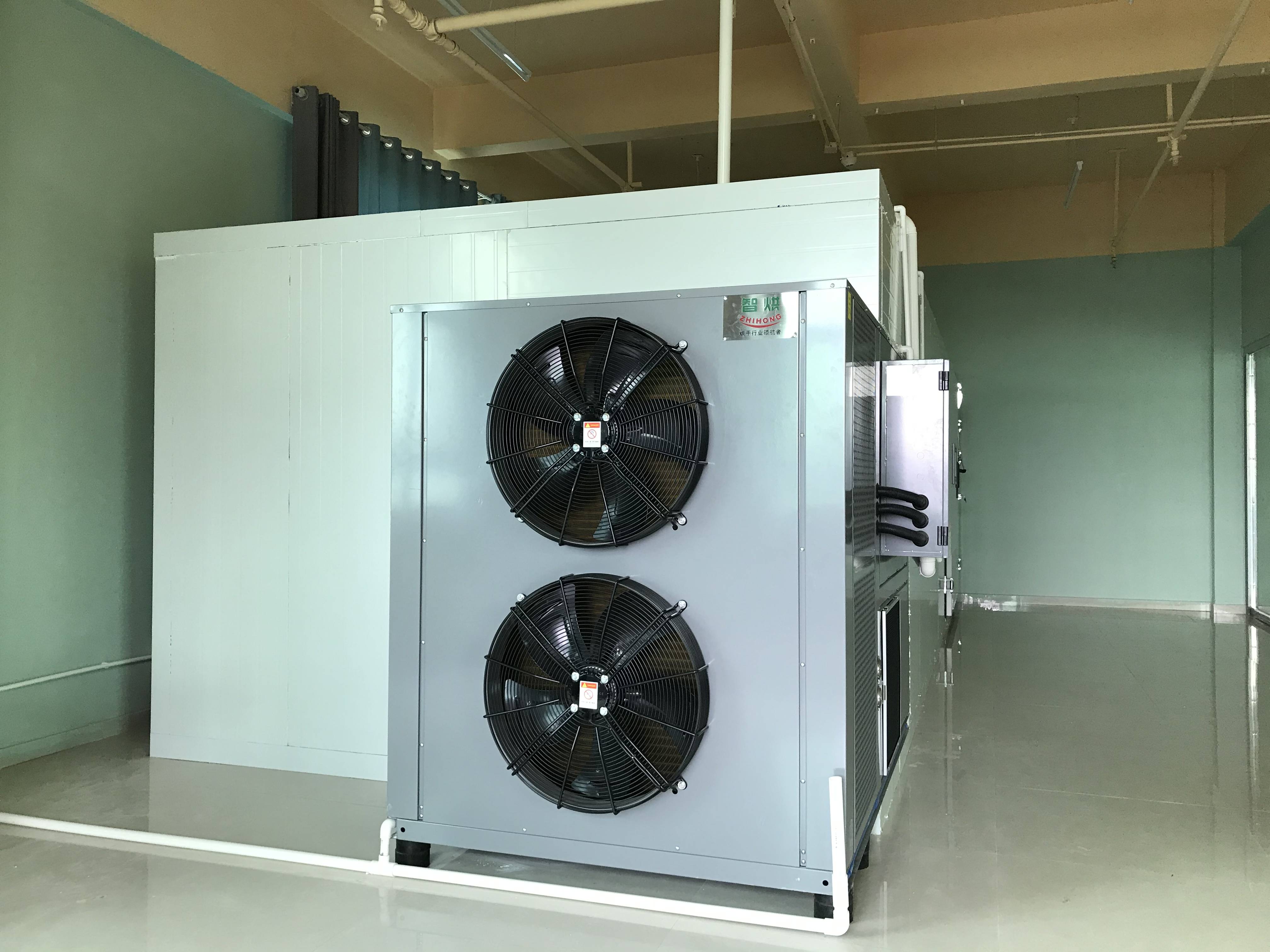 热泵空气能白芷烘干机:机械化,智能化,规模化