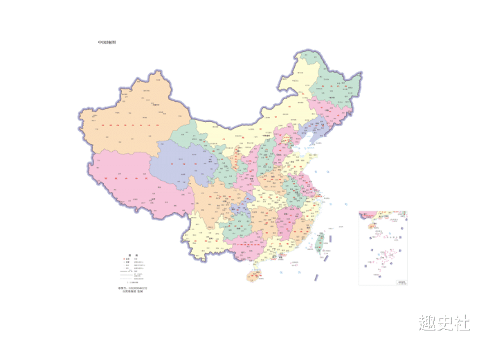 该图包含了截至2020年我国全境共计34个省级行政区划单位