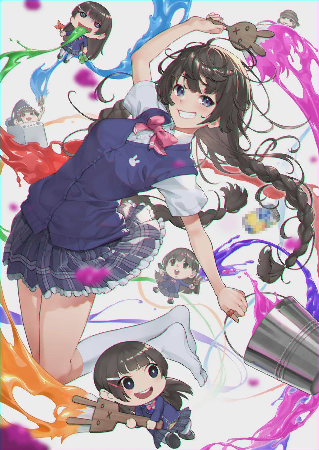 动漫美图:日本画师华葡(かぶ.)的插画作品