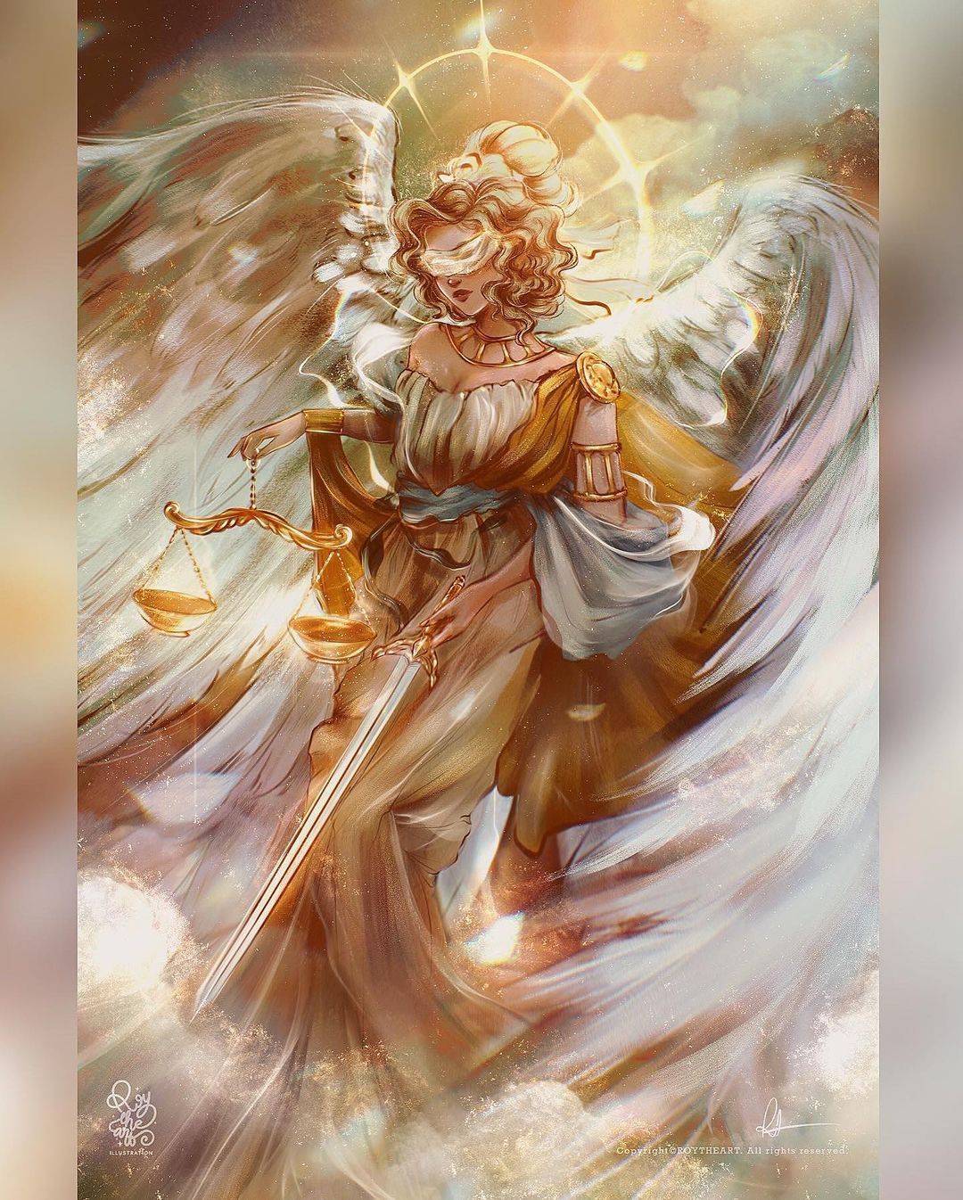 唯美版迪士尼公主,花木兰穿红色古装,爱丽儿以海洋为裙