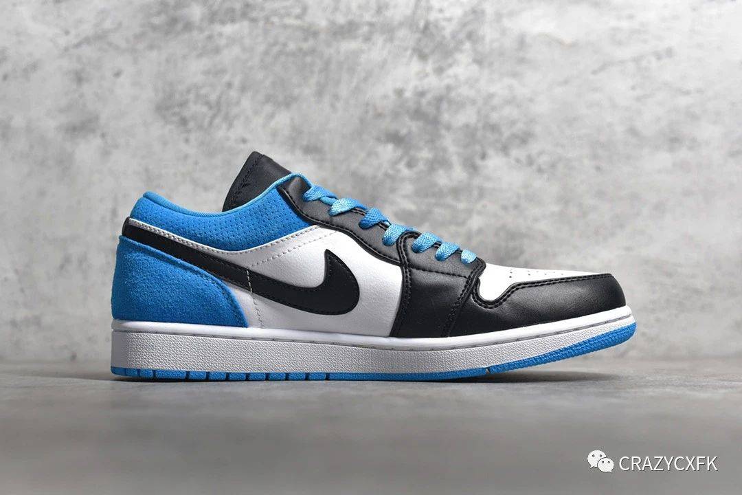 乔丹aj1低帮激光蓝 air jordan 1 low laser blue