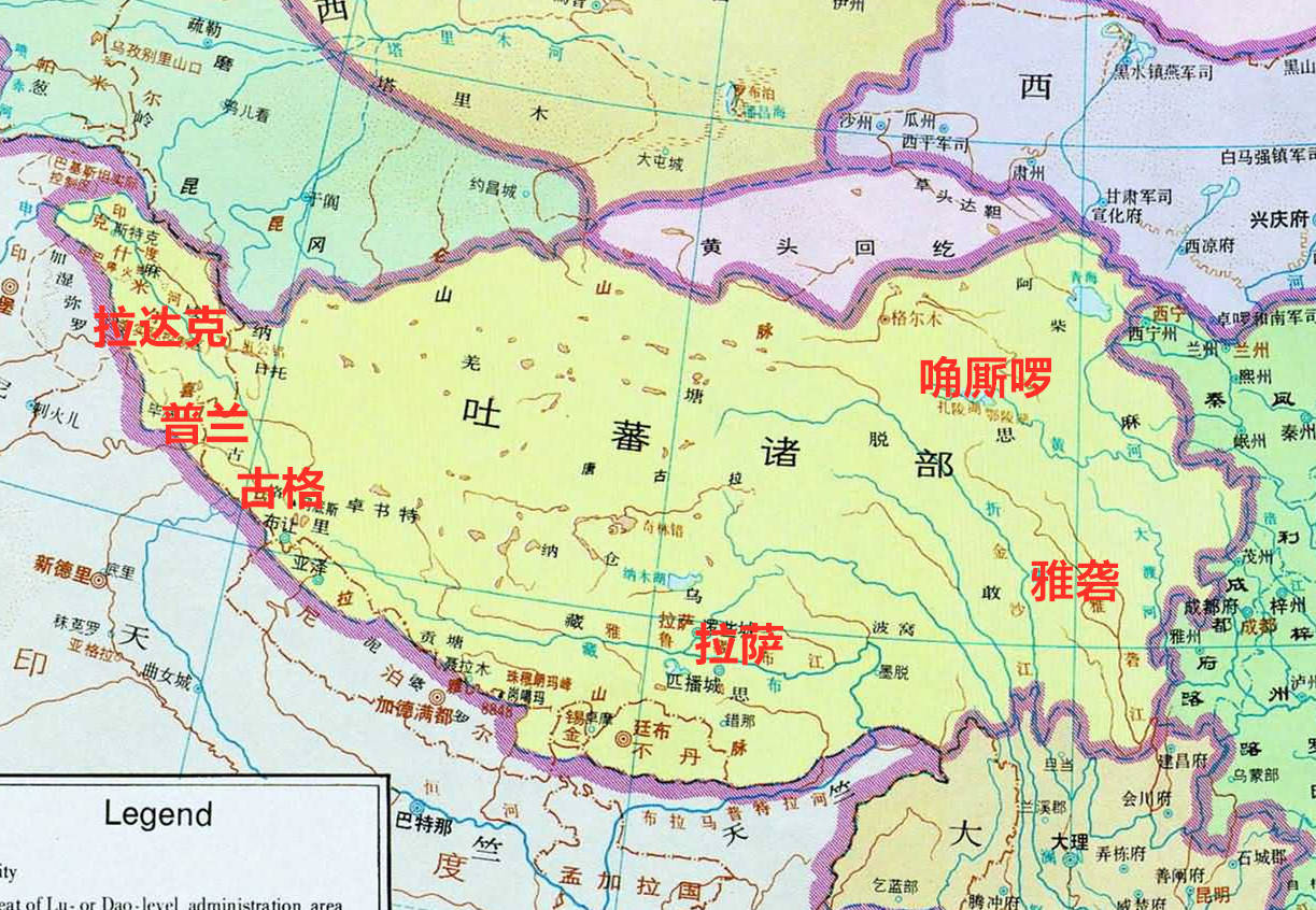 吐蕃分裂的时期比较长,经历了唐,宋,元,明,清这五个朝代,最后由康熙