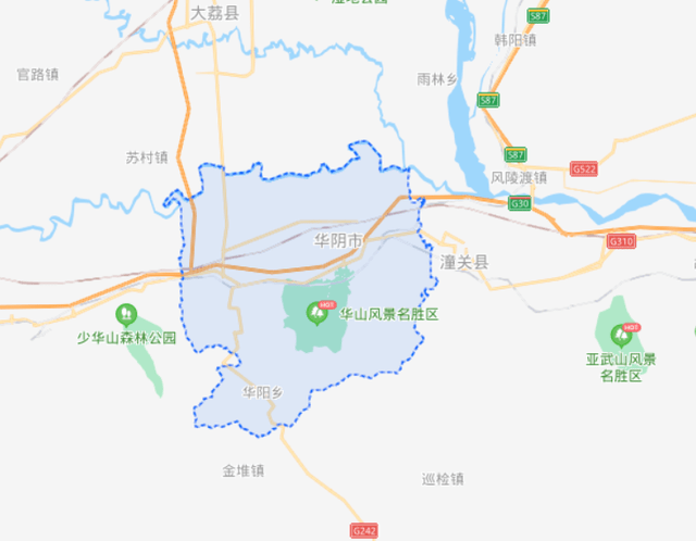 陕西省一县级市,人口超20万,因为一座山而得名!_华阴市