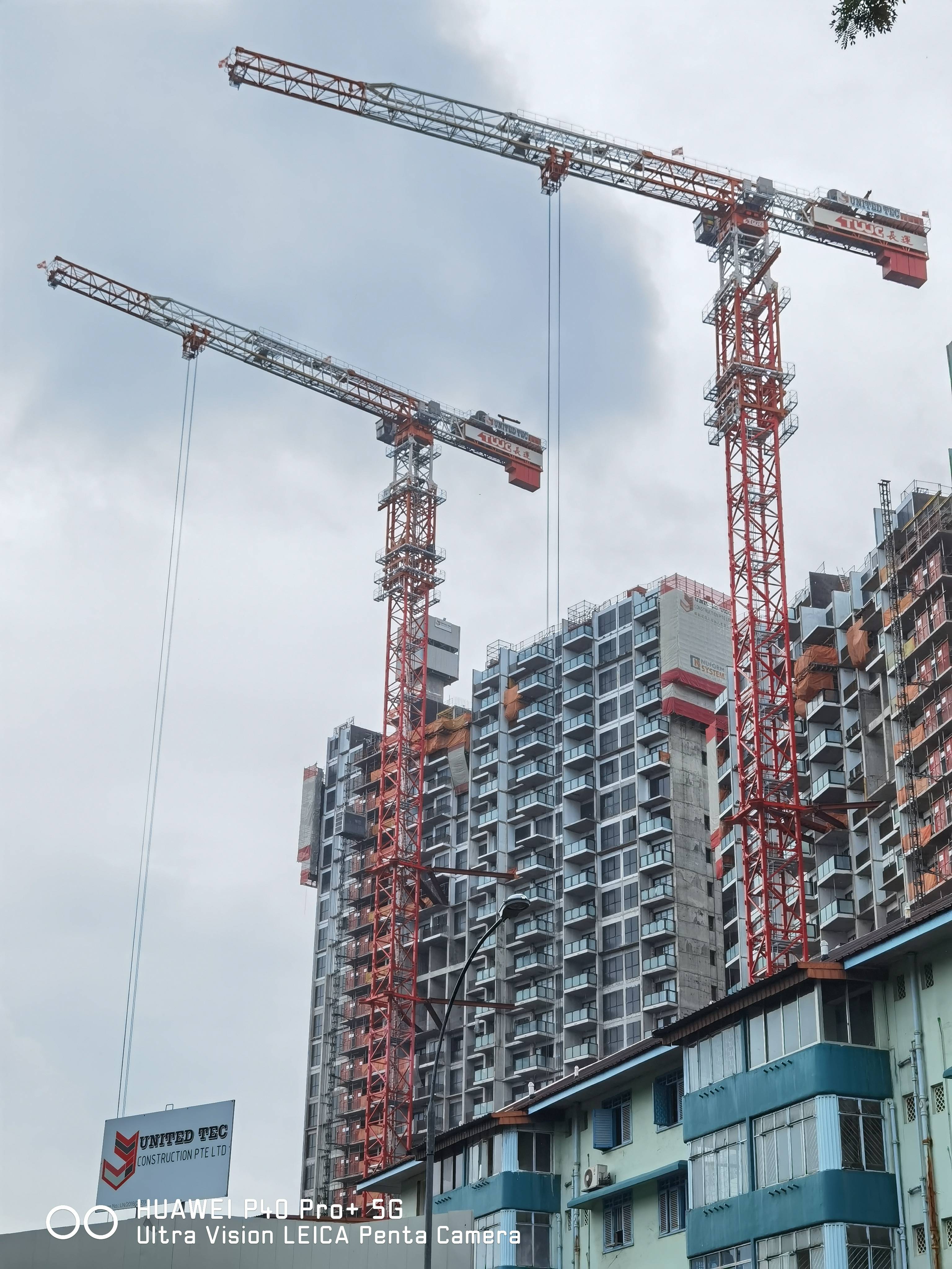 中联重科高效助建全球最高预制住宅项目 塔机定制设计走俏新加坡高端