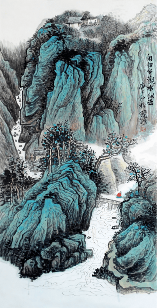 第八届"道法嵩山"五人中国画作品展(一)