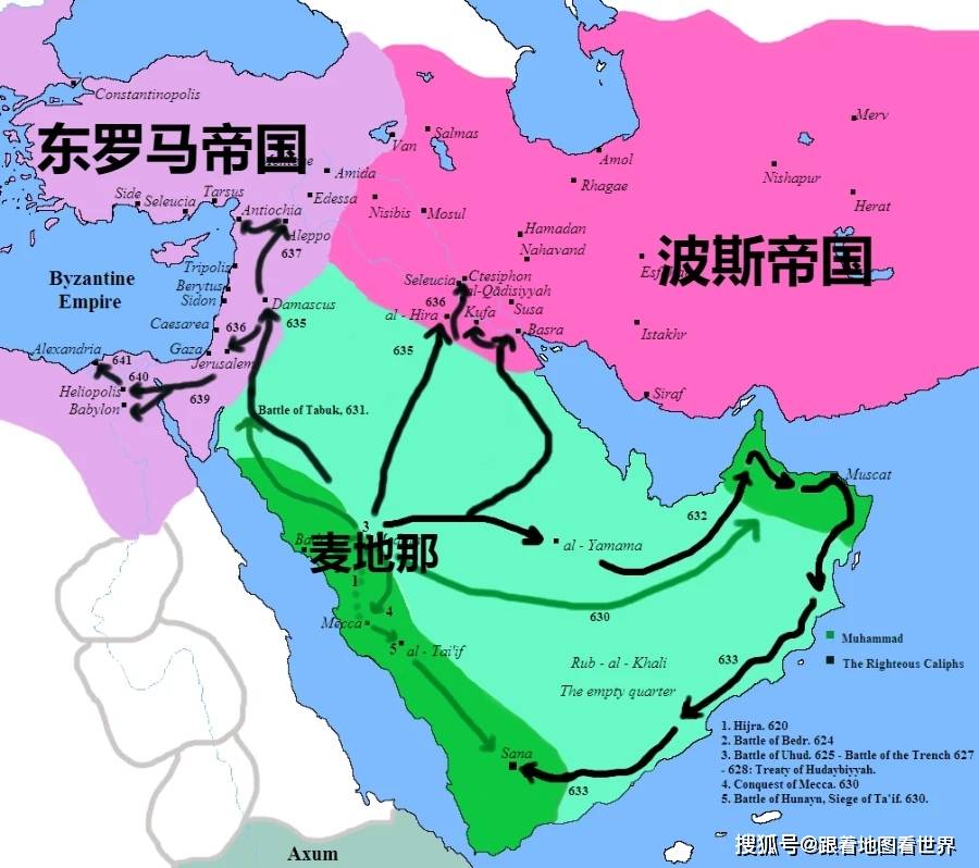 阿拉伯帝国,波斯,奥斯曼:中央干燥区历史上的群雄争霸