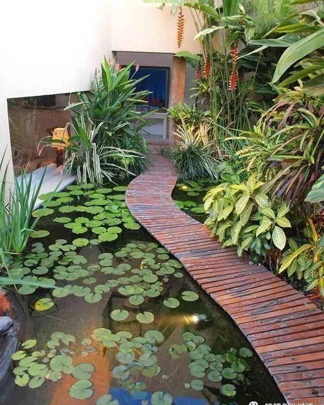 有氛围的庭院鱼池设计案例,点这里!