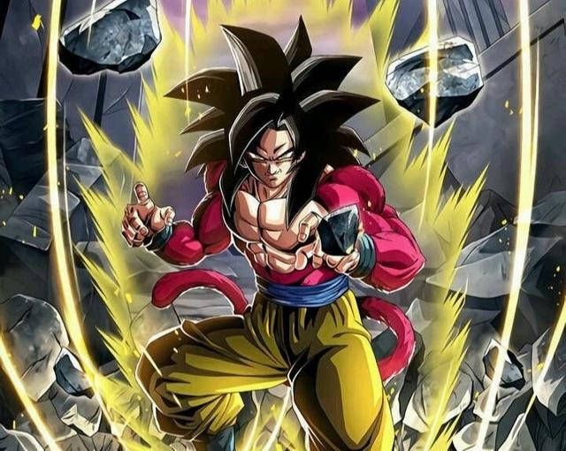 原创龙珠:超级赛亚人四,和神饭形态的魔人布欧,到底哪个更强一些
