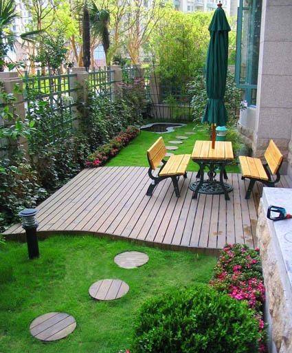 原创30㎡小庭院设计,有地一定要折腾一个,悠闲自在的私人小花园