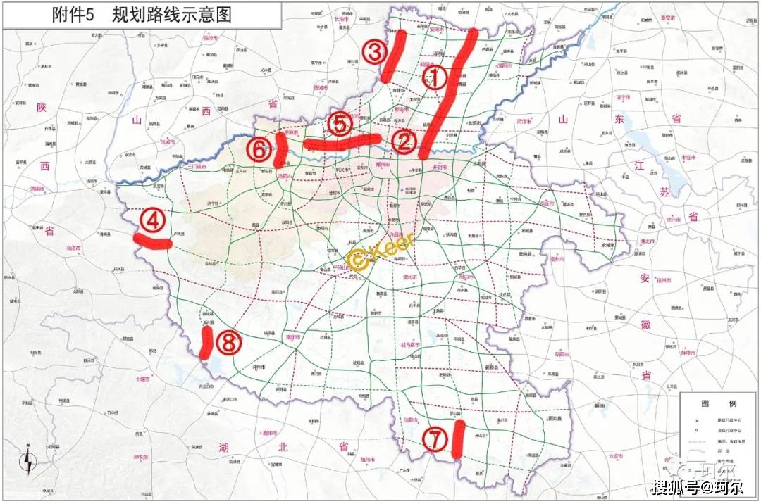 安阳至罗山高速公路原阳至郑州,沿太行高速公路安阳段,栾卢高速卢氏至