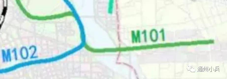 m101或将有可能上跨大运河,打造成为一段"河景地铁"