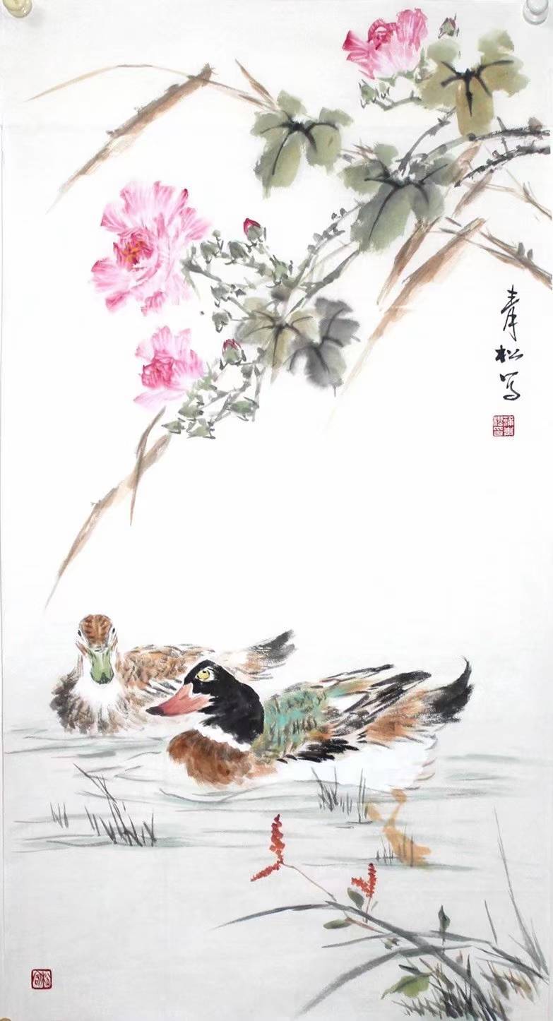 花鸟画家蒲青松