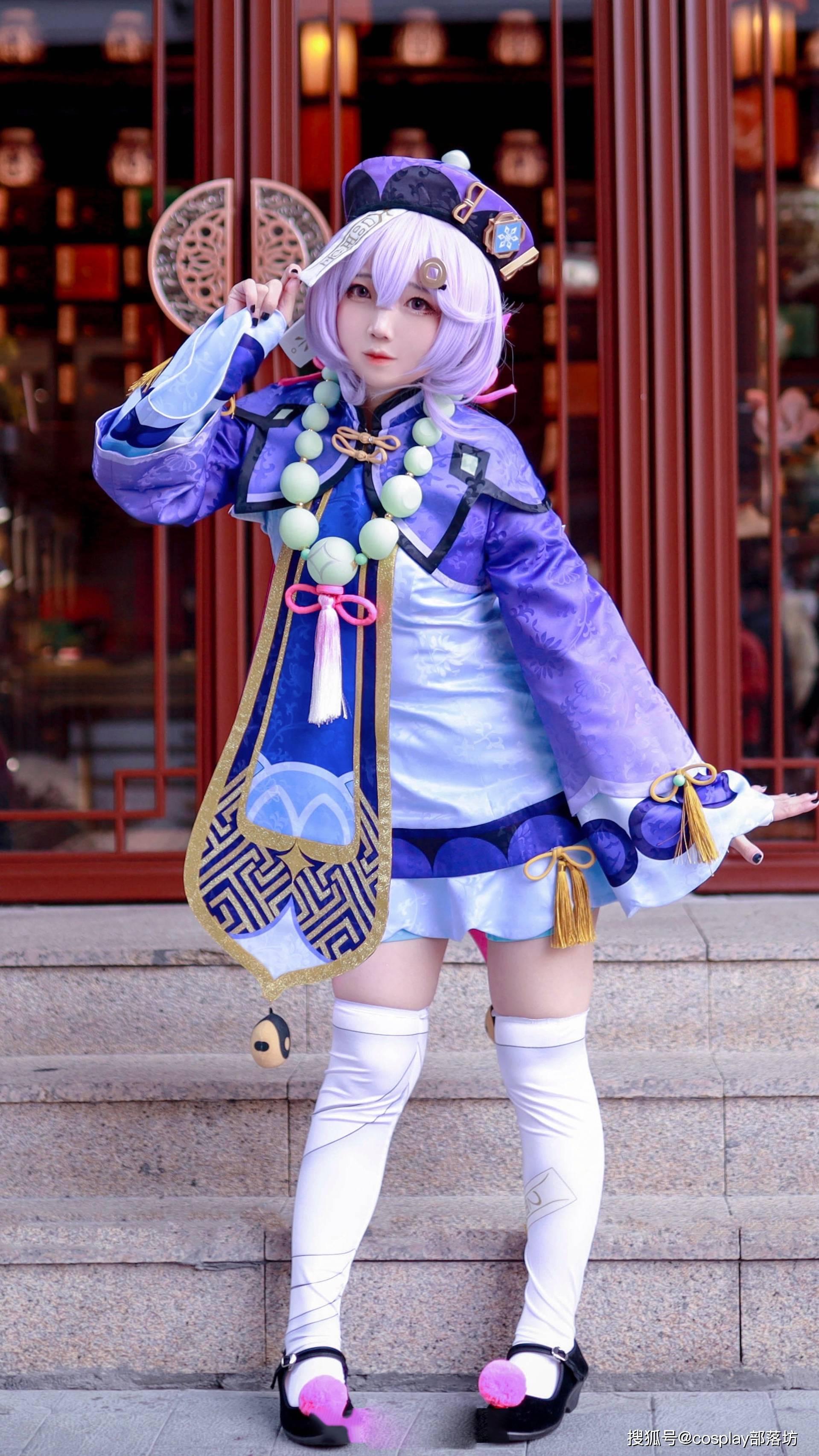 cos:原神七七cos正片@楚楚子,久违的小可爱