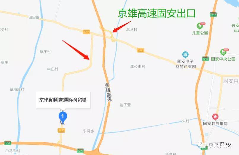 东湾连接线拓宽改造后,宫村和东湾去往廊涿公路,京雄高速和廊涿高速将