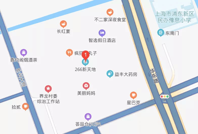 上海市浦东新区川沙新镇界龙大道266号.