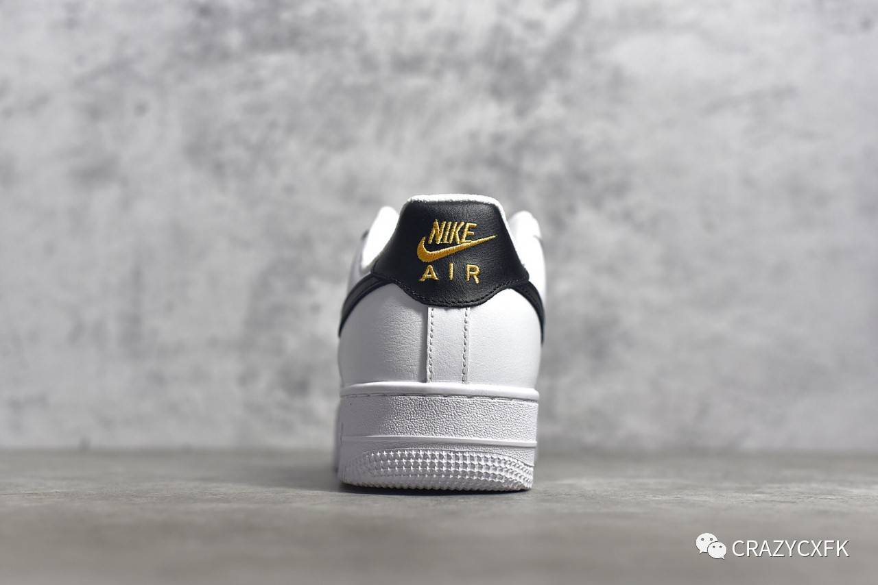 耐克nikeairforce1low空军一号黑金低帮运动鞋cz0270102