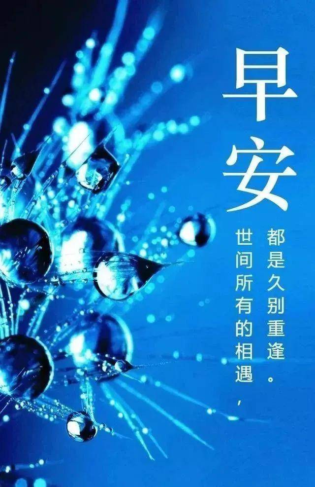 原创温馨早上好祝福表情问候图片带字,早安正能量句子图片