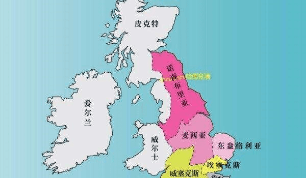 英国历史上的"七国时代",堪称中国历史上"战国七雄"的