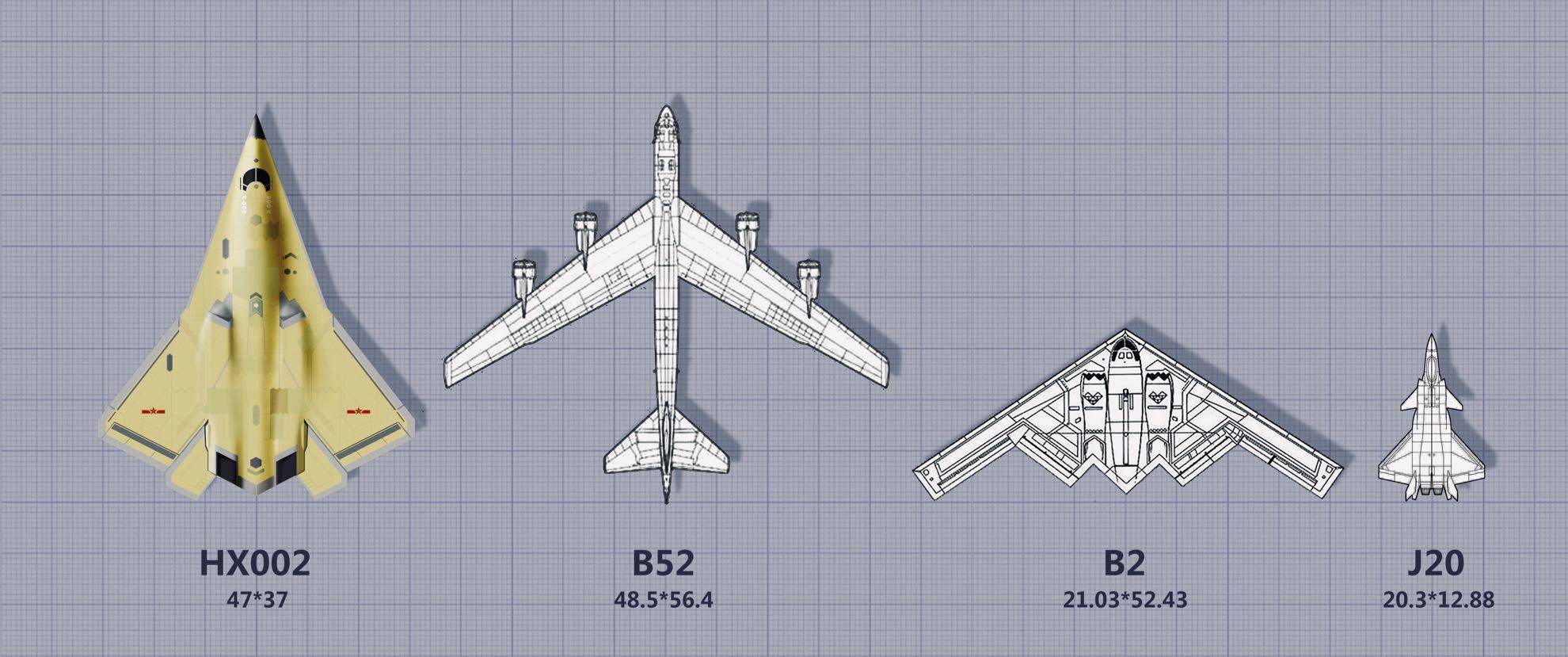 小展弦比飞翼布局,轰-20或采用隐身 超音速的设计!