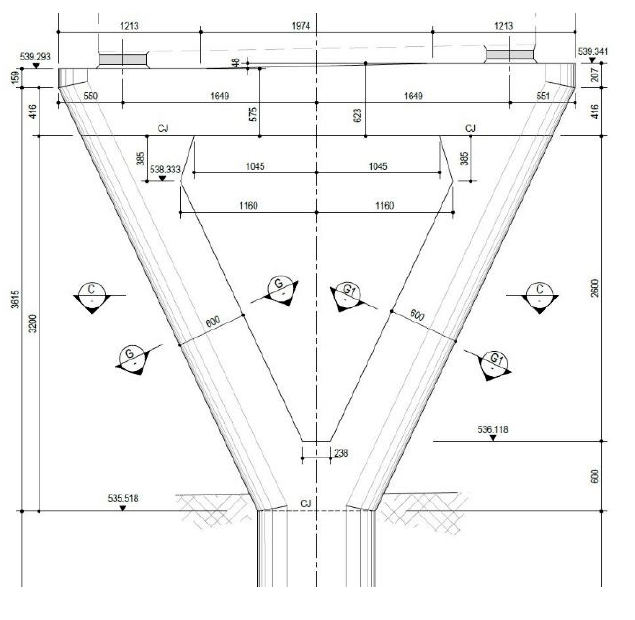 【strap案例】人行天桥结构分析与设计