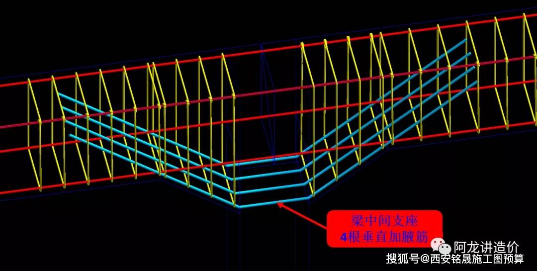 梁构件三维视图 梁垂直加腋构件三维视图 梁水平加腋构件俯视图