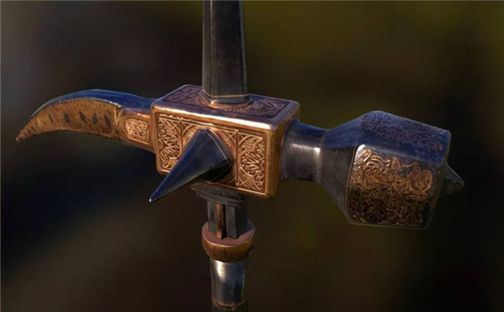 古代兵器战锤,为何西方的往往带尖刺,中国却喜欢做成带棱蒜瓣?