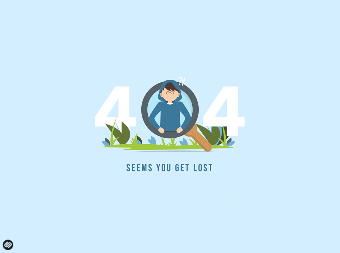 网页设计404趣味图片展示