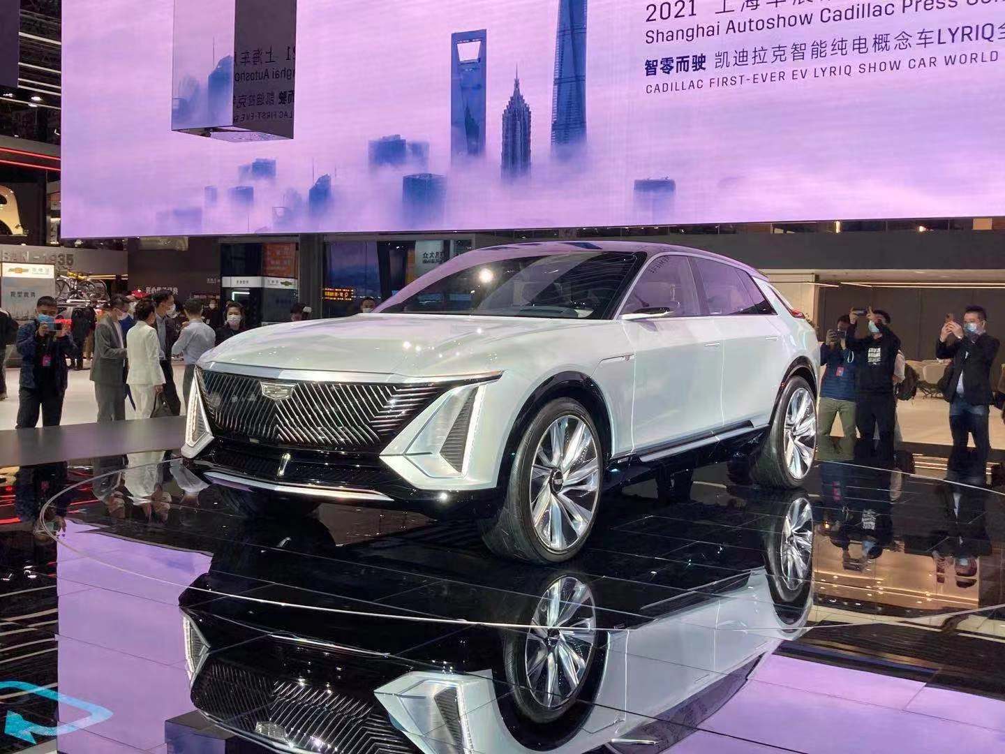 2021上海车展|凯迪拉克首款纯电suv lyriq概念车全球首秀