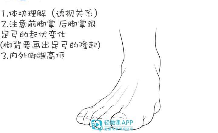 脚部到底怎么画漫画脚部的画法