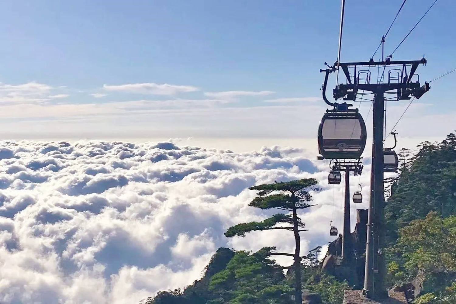 原创黄山的玉屏索道和云谷索道有何区别,这其中也有一些"小门路"