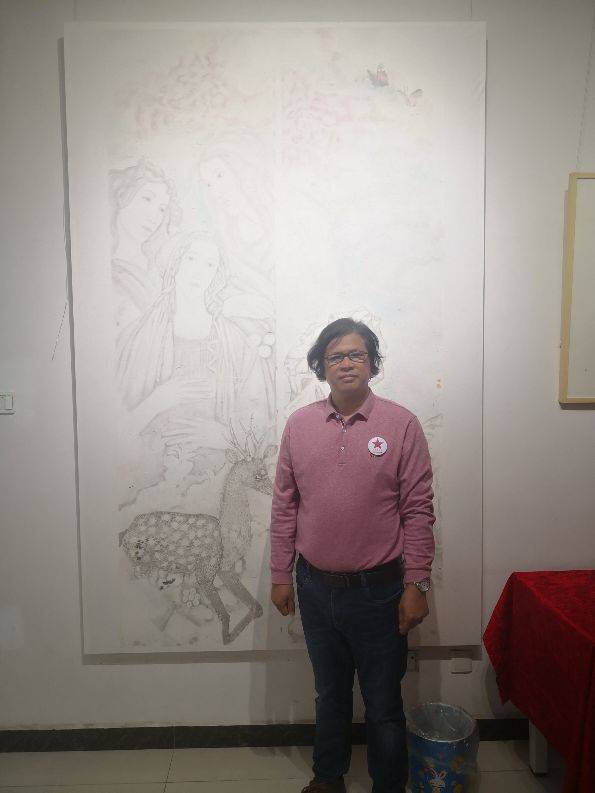 墨彩清韵当代中国画名家邀请展宋庄北京同舟画院开幕