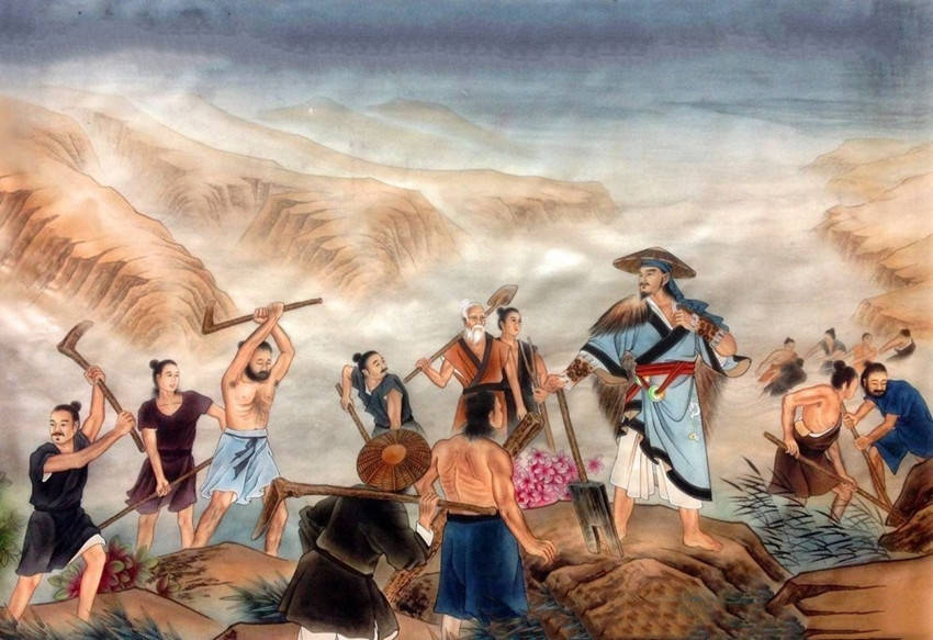 原创同样是面对大洪水,为何中国古代在治水,西方却选择驾船逃命