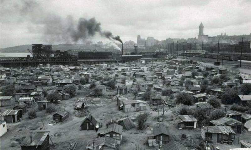 美国1929年大萧条时有多惨?牛奶倒进河里,一车燕麦买不到一双鞋