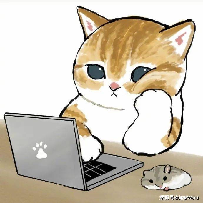 用漫画小猫来展示打工人的一天又萌又真实