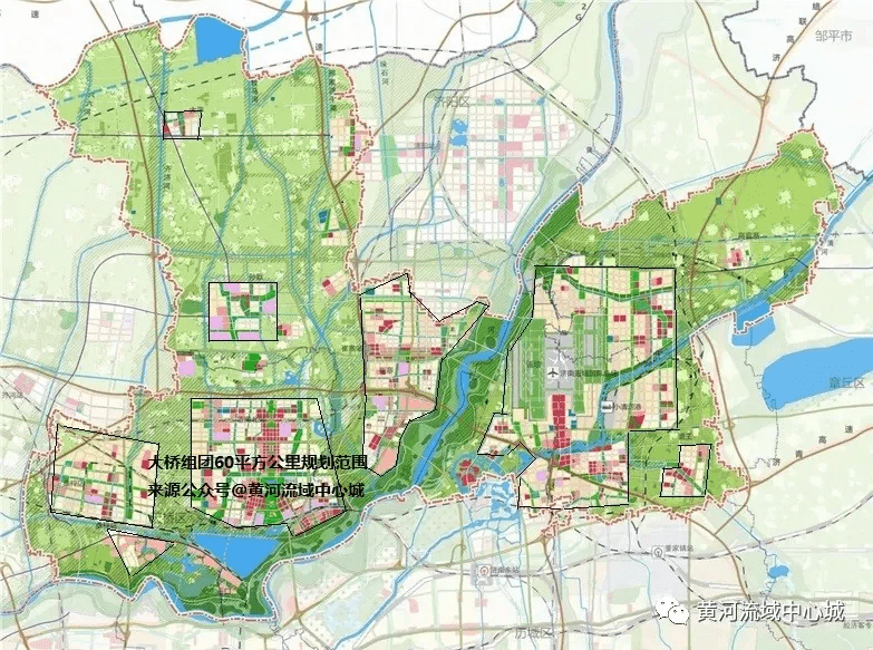 济南起步区丨大桥组团强化起步区核心地位垒实城市副中心定位