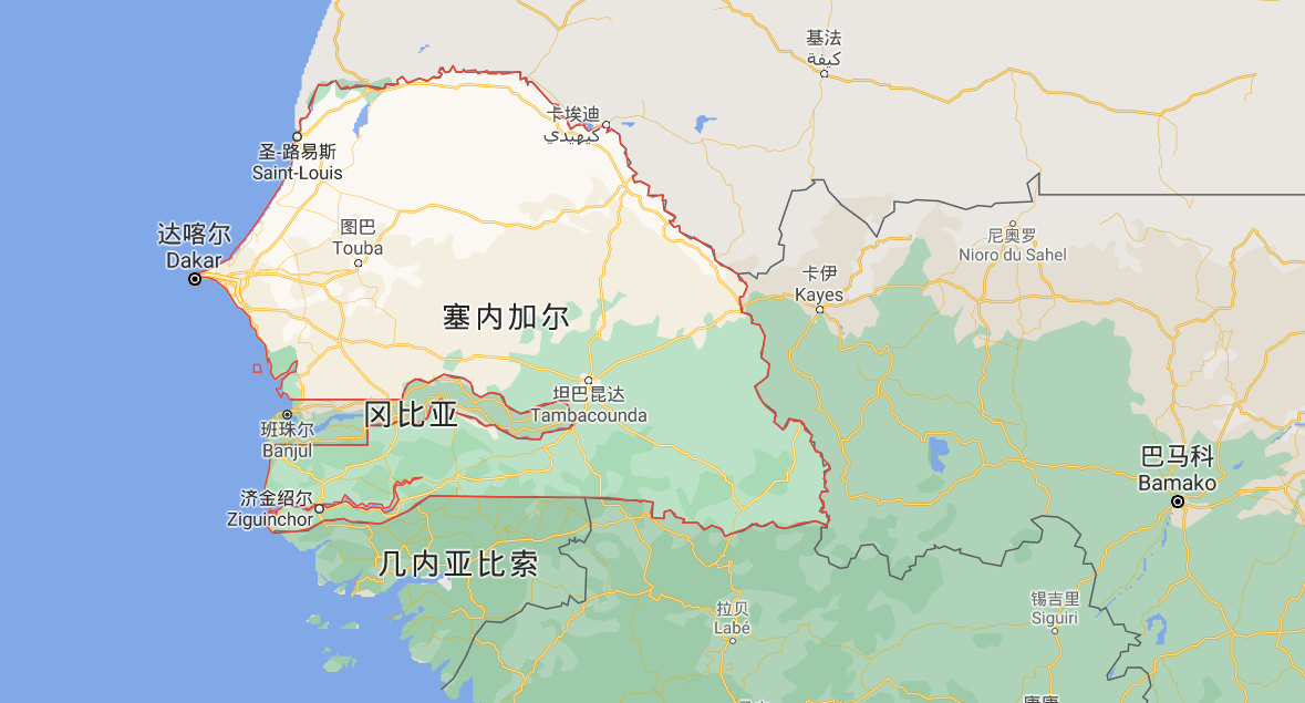 塞内加尔是一个位于非洲西部的国家,总人口估计约为1360万.
