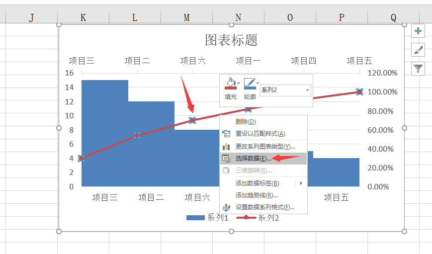 excel帕累托图设计技巧,组合图表高级设置,高效展示不