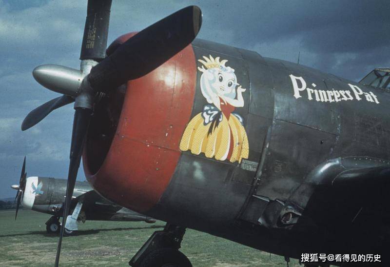 原创彩色老照片二战美国空军把军机画成了这个样子太没军纪了