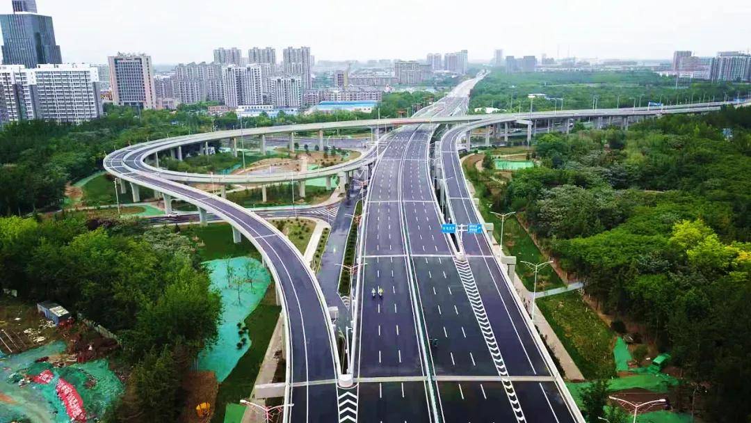 潍坊北海路通亭街立交桥正式通车!(现场实拍)