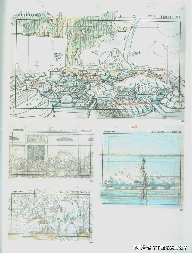 《千与千寻》幕后手稿大赏!每一幅手绘都是艺术品,宫崎骏执导