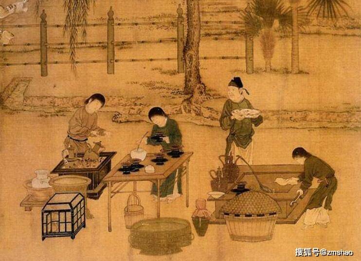 宋朝古画欣赏,发现一个