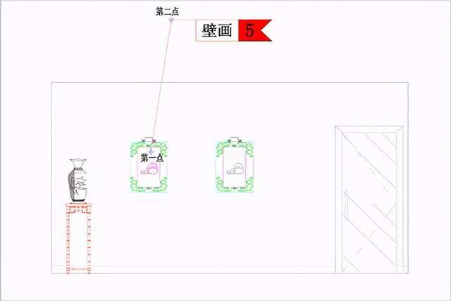 cad梦想画图中的"绘制引线标记"