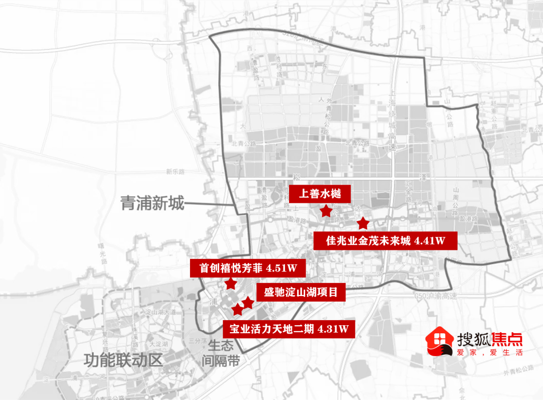 上海中原地产 5 2021五大新盘可供应2000 套房 2021青浦新城新盘区位