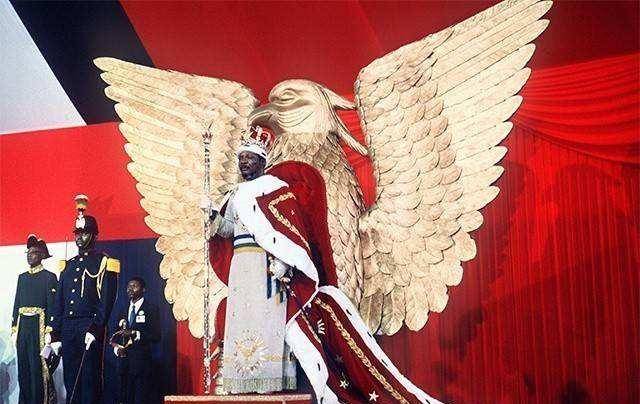 原创中非总统博卡萨,加冕礼邀请各国政要,结果只有两人到场