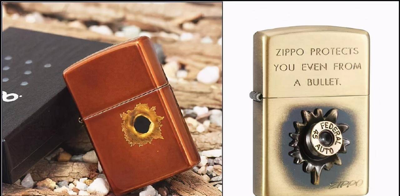 幸运女神的光顾,挡过子弹的zippo_打火机