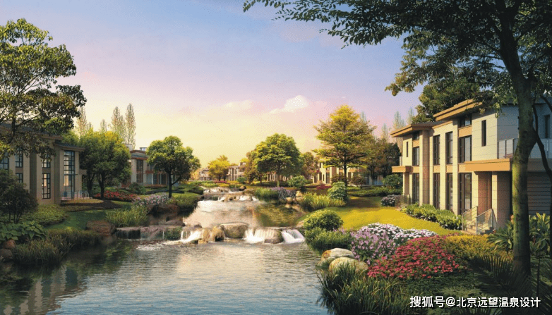 生态居住区效果图