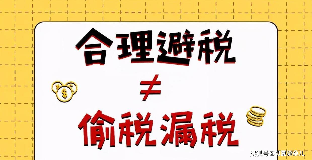 合理避税偷税漏税
